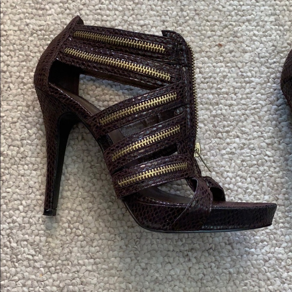 Brown heels